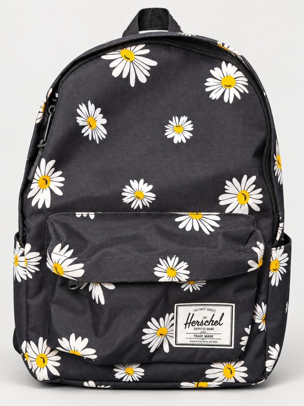 Herschel Supply Company Kids Daisy Print Backpack - Black, White & Yellow